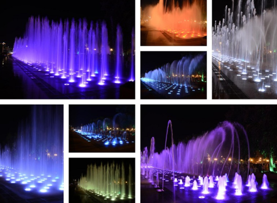 哈尔滨索菲亚广场水景喷
